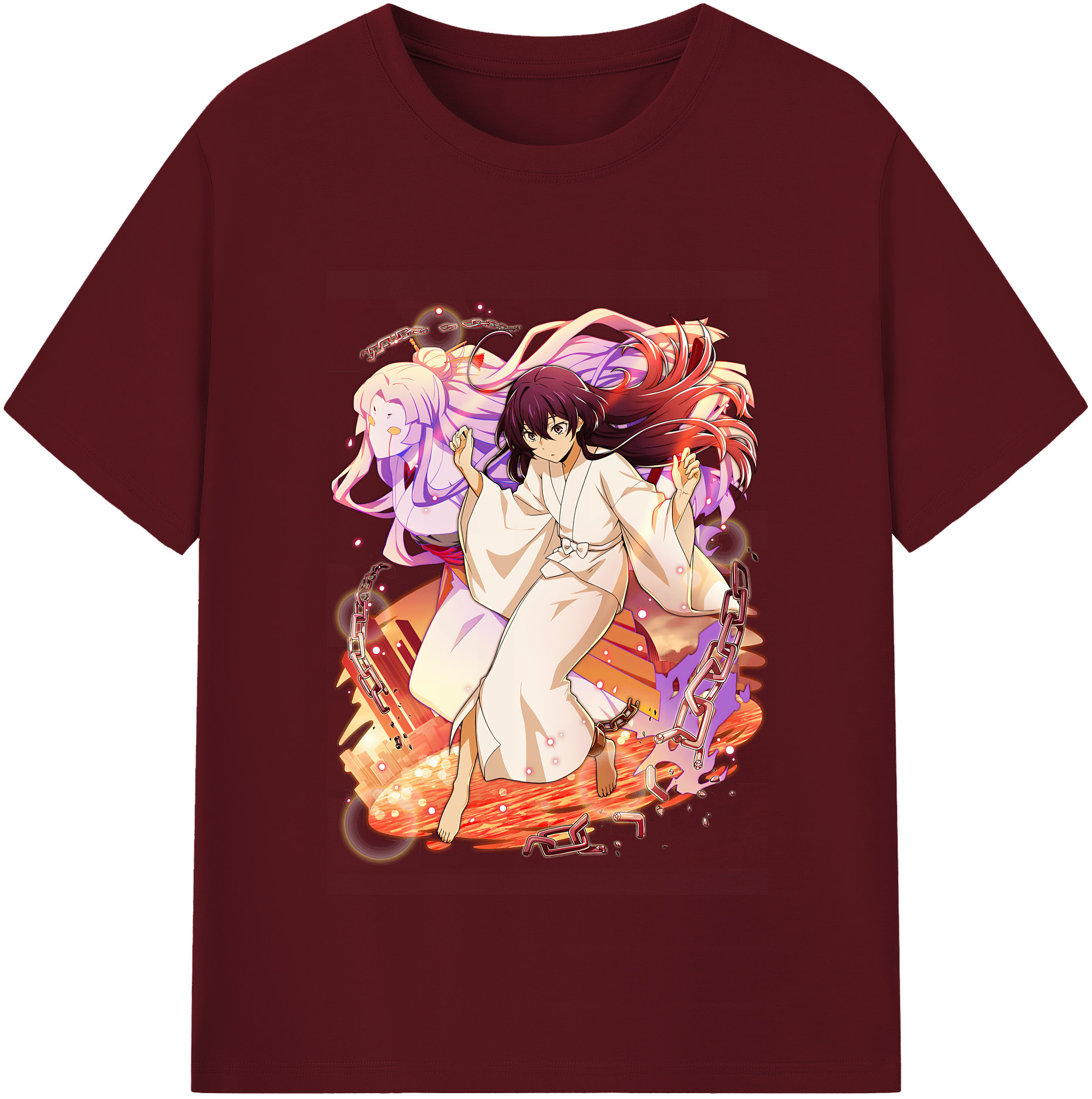 （画像用） 文豪ストレイドッグス Bungo Stray Dogs 綿100％半袖Tシャツ（フロントプリント）
